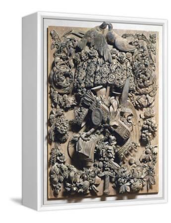 Panel of Cosimo Iii, 1682, by Grinling Gibbons (1648-1721), Wood