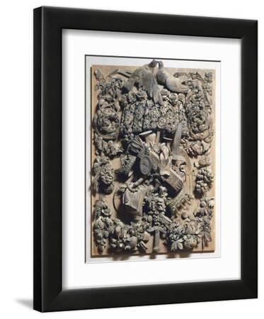 Panel of Cosimo Iii, 1682, by Grinling Gibbons (1648-1721), Wood