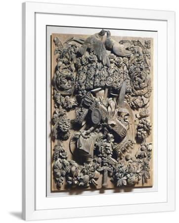 Panel of Cosimo Iii, 1682, by Grinling Gibbons (1648-1721), Wood