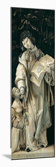 Panel of the Heller Altar Depicting St. Cyriacus-Matthias Grünewald-Mounted Giclee Print