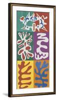 Panel with Mask, c.1947-Henri Matisse-Framed Art Print