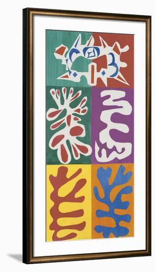 Panel with Mask, c.1947-Henri Matisse-Framed Art Print