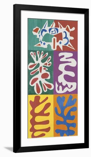 Panel with Mask, c.1947-Henri Matisse-Framed Art Print