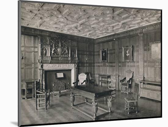 'Panelled Room from the Old Palace, Bromley-By-Bow', 1927-Unknown-Mounted Photographic Print