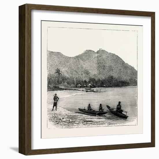 Pango Harbour, Samoan Islands-null-Framed Giclee Print