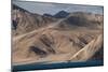 Pangong lake, 4350m high and 134 km long, extends from India to Tibet, Ladakh, India-Alex Treadway-Mounted Photographic Print