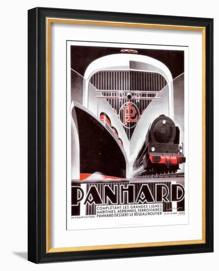 Panhard Lines-Alexis Kow-Framed Art Print