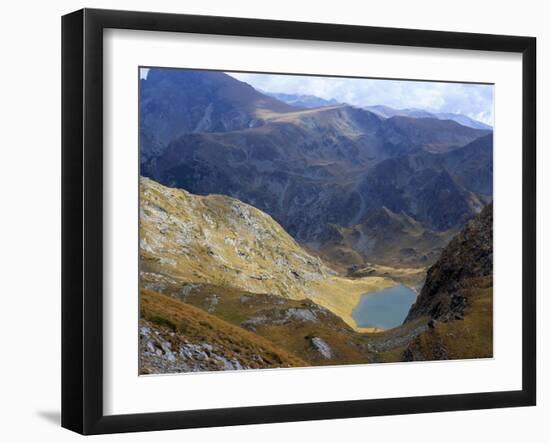 Panicata Lake in Valley Below Hajduta Peak, 2465M, in Rila Mountains, Rila National Park, Bulgaria-Richard Nebesky-Framed Photographic Print