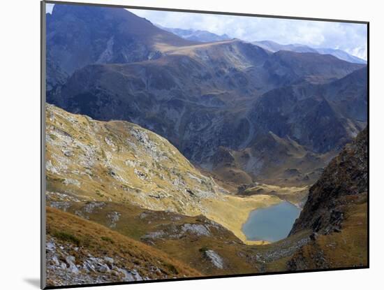 Panicata Lake in Valley Below Hajduta Peak, 2465M, in Rila Mountains, Rila National Park, Bulgaria-Richard Nebesky-Mounted Photographic Print