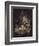 Panier de fleurs, fruits et insectes dans une niche-Abraham Mignon-Framed Giclee Print