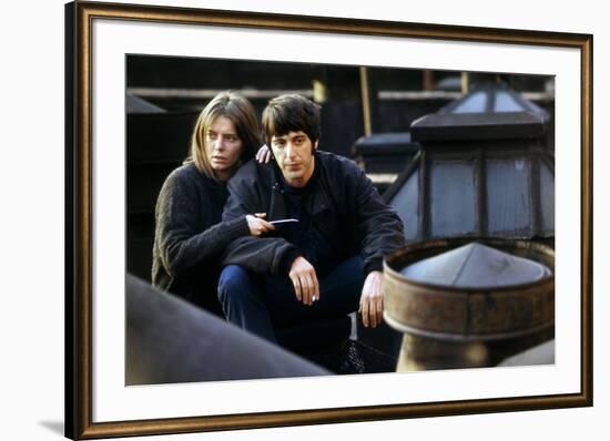 Panique a Needle Park, PANIC IN NEEDLE PARK, by JERRYSCHATZBERG with Al Pacino, Kitty Winn, 1971 (p-null-Framed Photo