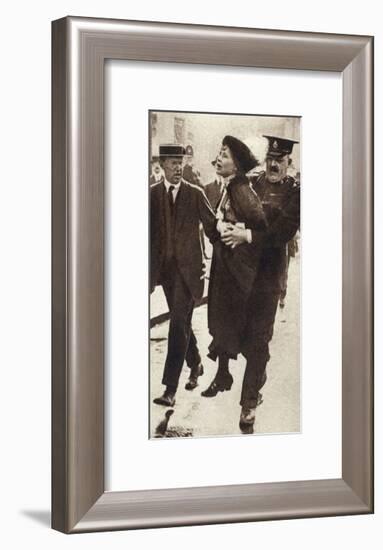 Pankhurst Arrested 1914-null-Framed Giclee Print