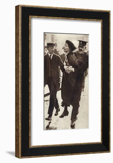 Pankhurst Arrested 1914-null-Framed Giclee Print