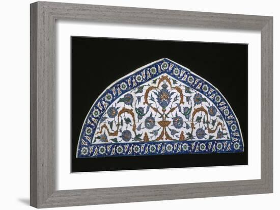 Panneau de revêtement, tympan de la mosquée de Piyale Pacha-null-Framed Giclee Print