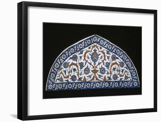 Panneau de revêtement, tympan de la mosquée de Piyale Pacha-null-Framed Giclee Print