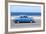 Panned' Shot of Old Blue American Car to Capture Sense of Movement-Lee Frost-Framed Photographic Print