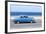 Panned' Shot of Old Blue American Car to Capture Sense of Movement-Lee Frost-Framed Photographic Print