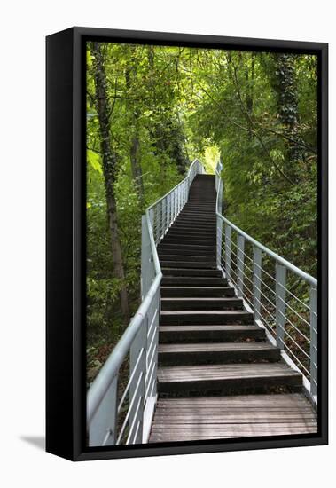 Pannonhalma Benedictine Abbey and Visitors Centre, Pannonhalma, Hungary-Rainer Schoditsch-Framed Premier Image Canvas