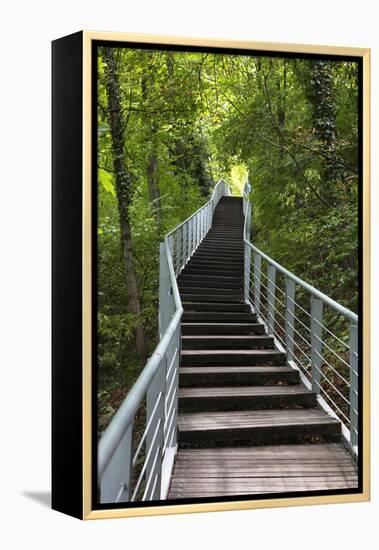 Pannonhalma Benedictine Abbey and Visitors Centre, Pannonhalma, Hungary-Rainer Schoditsch-Framed Premier Image Canvas