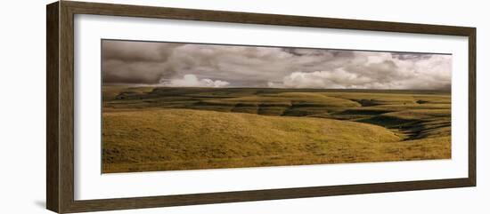 Pano of the Flint Hills of Kansas-Michael Scheufler-Framed Photographic Print