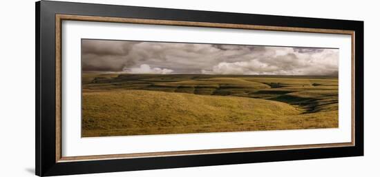 Pano of the Flint Hills of Kansas-Michael Scheufler-Framed Photographic Print