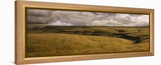 Pano of the Flint Hills of Kansas-Michael Scheufler-Framed Premier Image Canvas