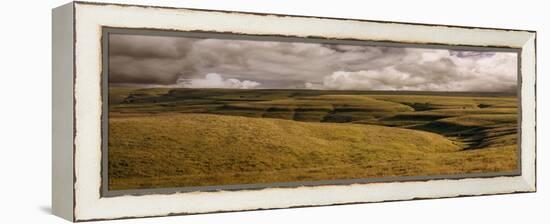 Pano of the Flint Hills of Kansas-Michael Scheufler-Framed Premier Image Canvas