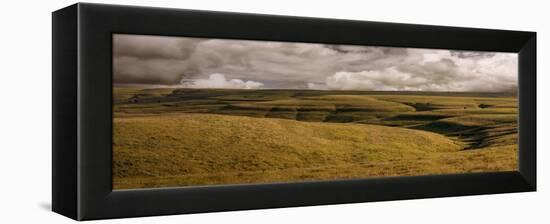 Pano of the Flint Hills of Kansas-Michael Scheufler-Framed Premier Image Canvas