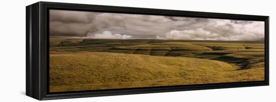 Pano of the Flint Hills of Kansas-Michael Scheufler-Framed Premier Image Canvas