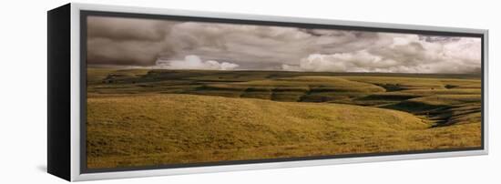 Pano of the Flint Hills of Kansas-Michael Scheufler-Framed Premier Image Canvas