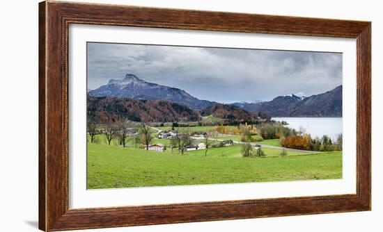 Panorama. Austrian Autumn Landscape. Austria-Tom Norring-Framed Photographic Print