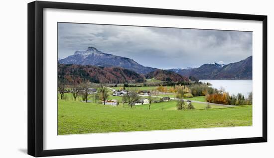 Panorama. Austrian Autumn Landscape. Austria-Tom Norring-Framed Photographic Print