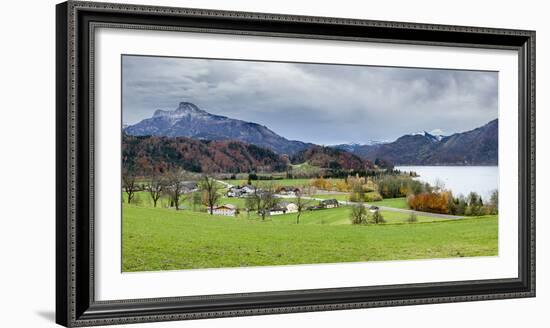 Panorama. Austrian Autumn Landscape. Austria-Tom Norring-Framed Photographic Print