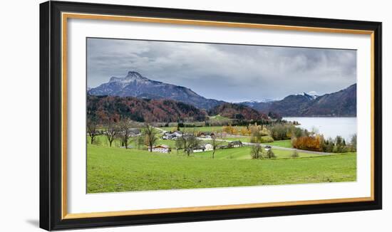 Panorama. Austrian Autumn Landscape. Austria-Tom Norring-Framed Photographic Print