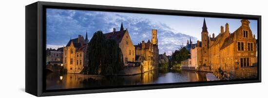 Panorama Brugge-István Nagy-Framed Stretched Canvas