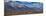 Panorama. Buffalo Herd with Grand Teton Mountains behind. Grand Teton National Park, Wyoming.-Tom Norring-Mounted Photographic Print