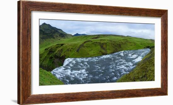 Panorama, Cascades in the Skogaheidi-Catharina Lux-Framed Photographic Print