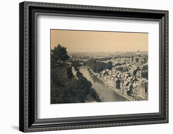 'Panorama de la Sambre', c1900-Unknown-Framed Photographic Print