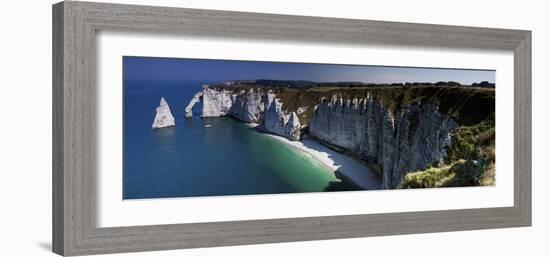 Panorama Etretat-István Nagy-Framed Photographic Print