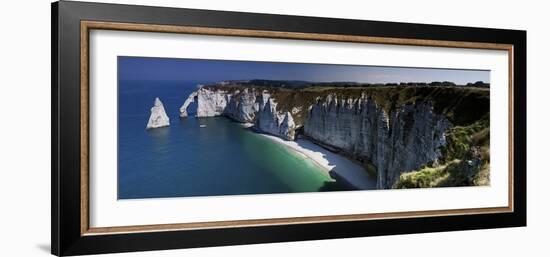 Panorama Etretat-István Nagy-Framed Photographic Print