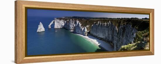 Panorama Etretat-István Nagy-Framed Premier Image Canvas