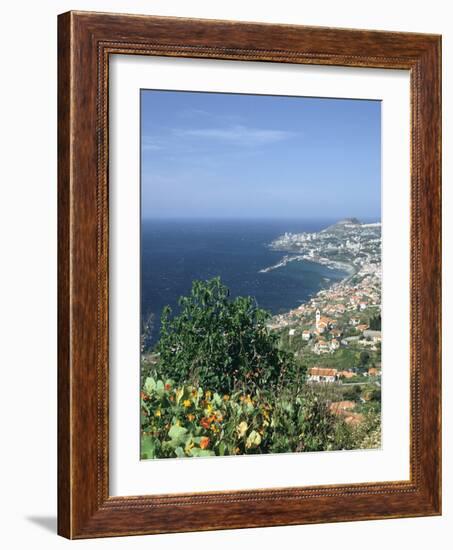 Panorama, Funchal, Madeira, Portugal-Peter Thompson-Framed Photographic Print