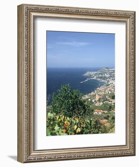 Panorama, Funchal, Madeira, Portugal-Peter Thompson-Framed Photographic Print