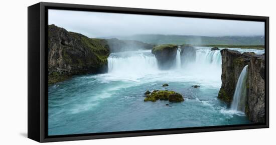 Panorama, Godafoss-Catharina Lux-Framed Premier Image Canvas