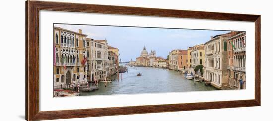 Panorama. Grand Canal. Basilica Di Santa Maria Della Salute in Background. Venice. Italy-Tom Norring-Framed Photographic Print