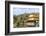 Panorama Landscape of Golden Pavilion Kinkakuji Temple in Kyoto Japan-vichie81-Framed Photographic Print