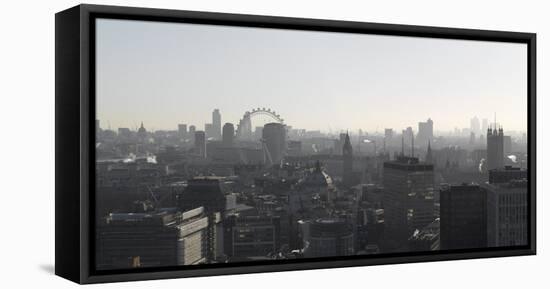 Panorama Looking Towards the East, London-Richard Bryant-Framed Premier Image Canvas