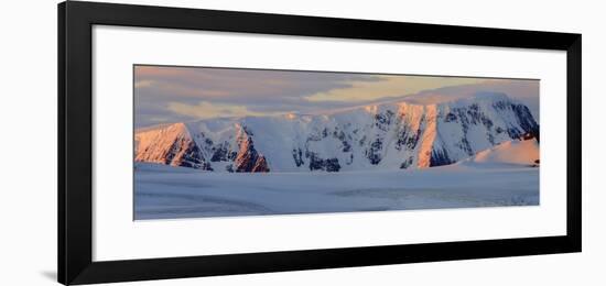 Panorama. Mountain Range. Antarctica.-Tom Norring-Framed Photographic Print