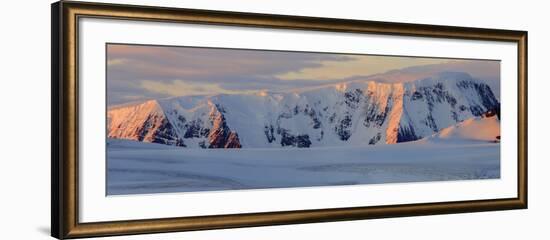 Panorama. Mountain Range. Antarctica.-Tom Norring-Framed Photographic Print