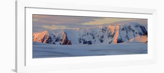 Panorama. Mountain Range. Antarctica.-Tom Norring-Framed Photographic Print